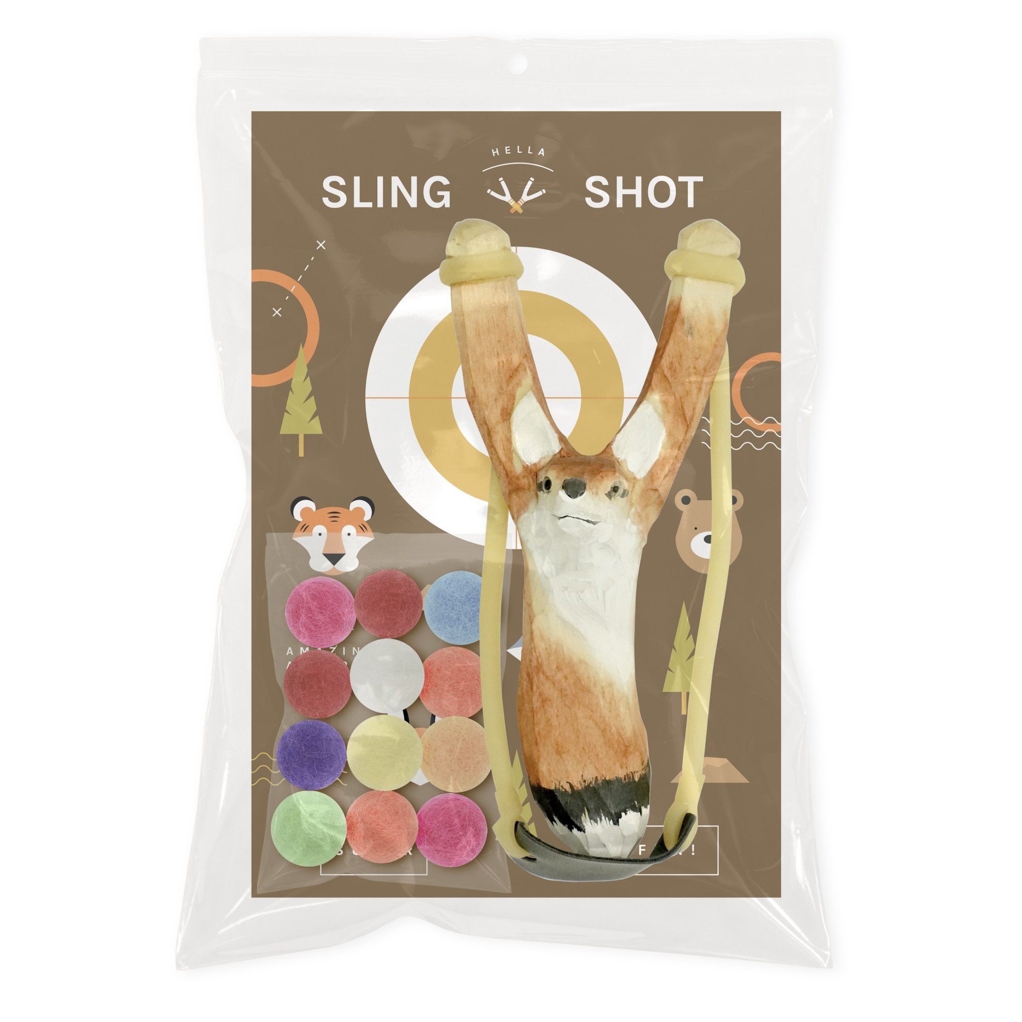 Fox Wooden Slingshot