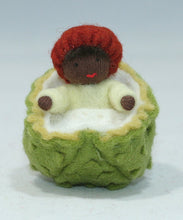 Load image into Gallery viewer, Chestnut Baby Felted Waldorf Doll - Two Skin Colors
