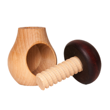 Load image into Gallery viewer, Wooden Mushroom Nutcracker
