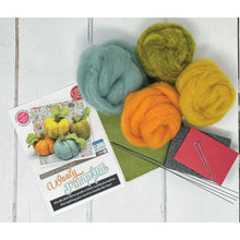Load image into Gallery viewer, Woolly Pumpkins Needle Felting Kit
