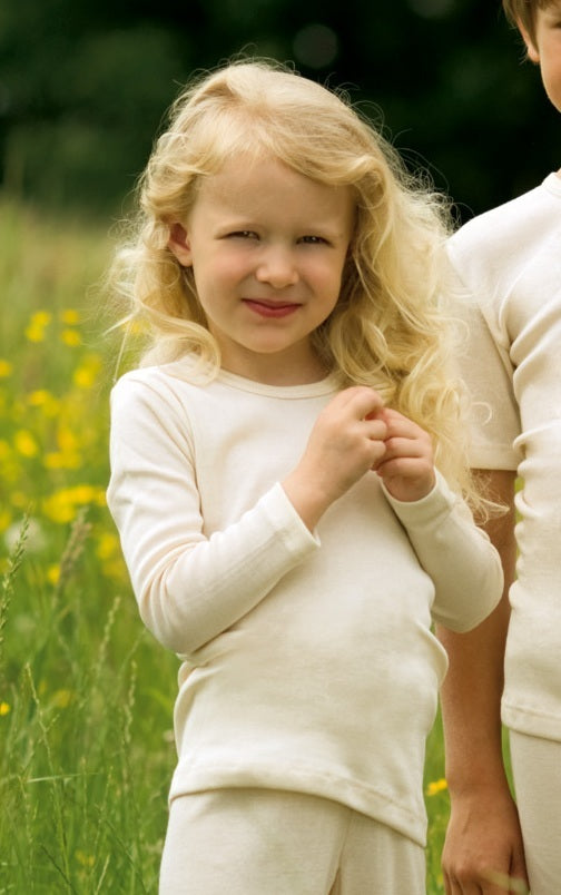 Engel Organic Wool Child's Long Sleeve Shirt