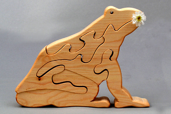 Wooden Frog Puzzle