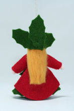 Load image into Gallery viewer, Holly Berry Princess Felted Waldorf Doll - Three Skin Tones

