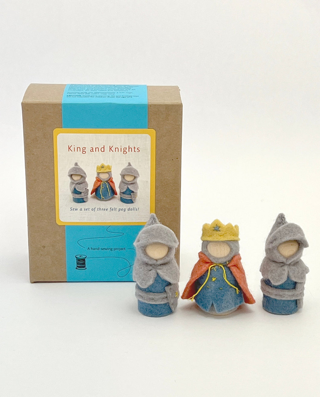 Wee Felt King and Knights Complete Sewing Kit