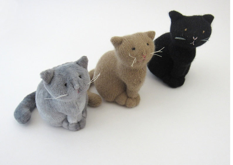 Wee Felt Cat and Mouse Complete Sewing Kit