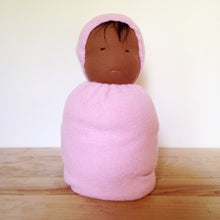 Load image into Gallery viewer, Huggable Heart Organic Bunting Doll
