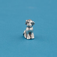 Load image into Gallery viewer, Pewter Dog Netsuke
