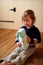 Load image into Gallery viewer, Huggable Heart Organic Bunting Doll
