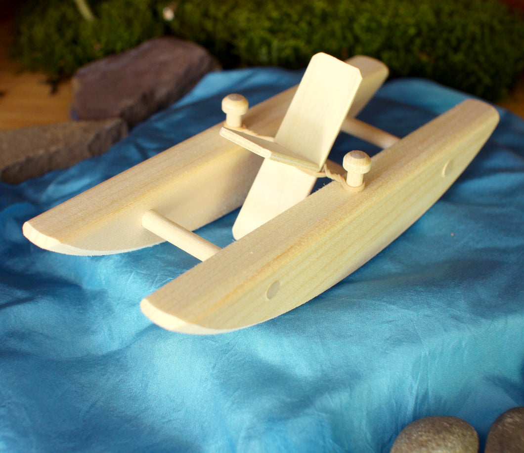 Rubberband Paddle Boat