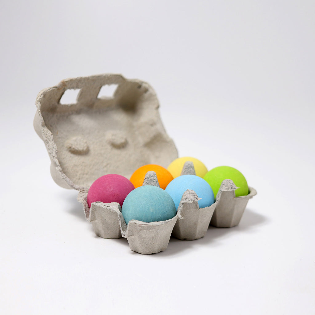 Pastel Wooden Balls - Grimm's