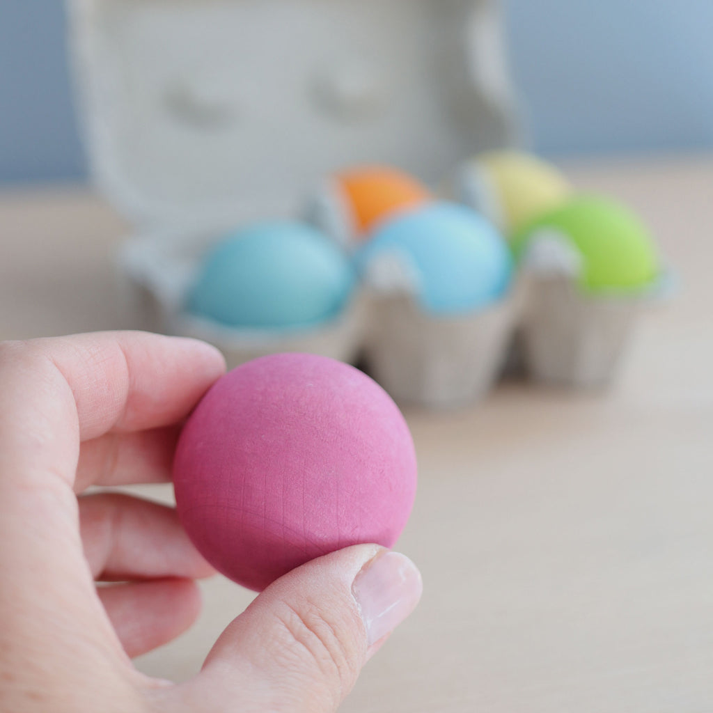 Pastel Wooden Balls - Grimm's