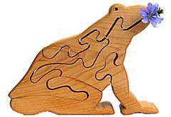 Wooden Frog Puzzle