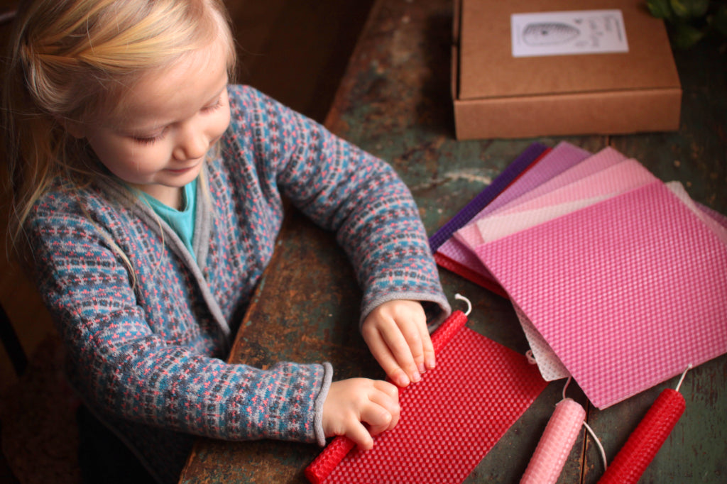 Valentine Beeswax Candle Making Kit