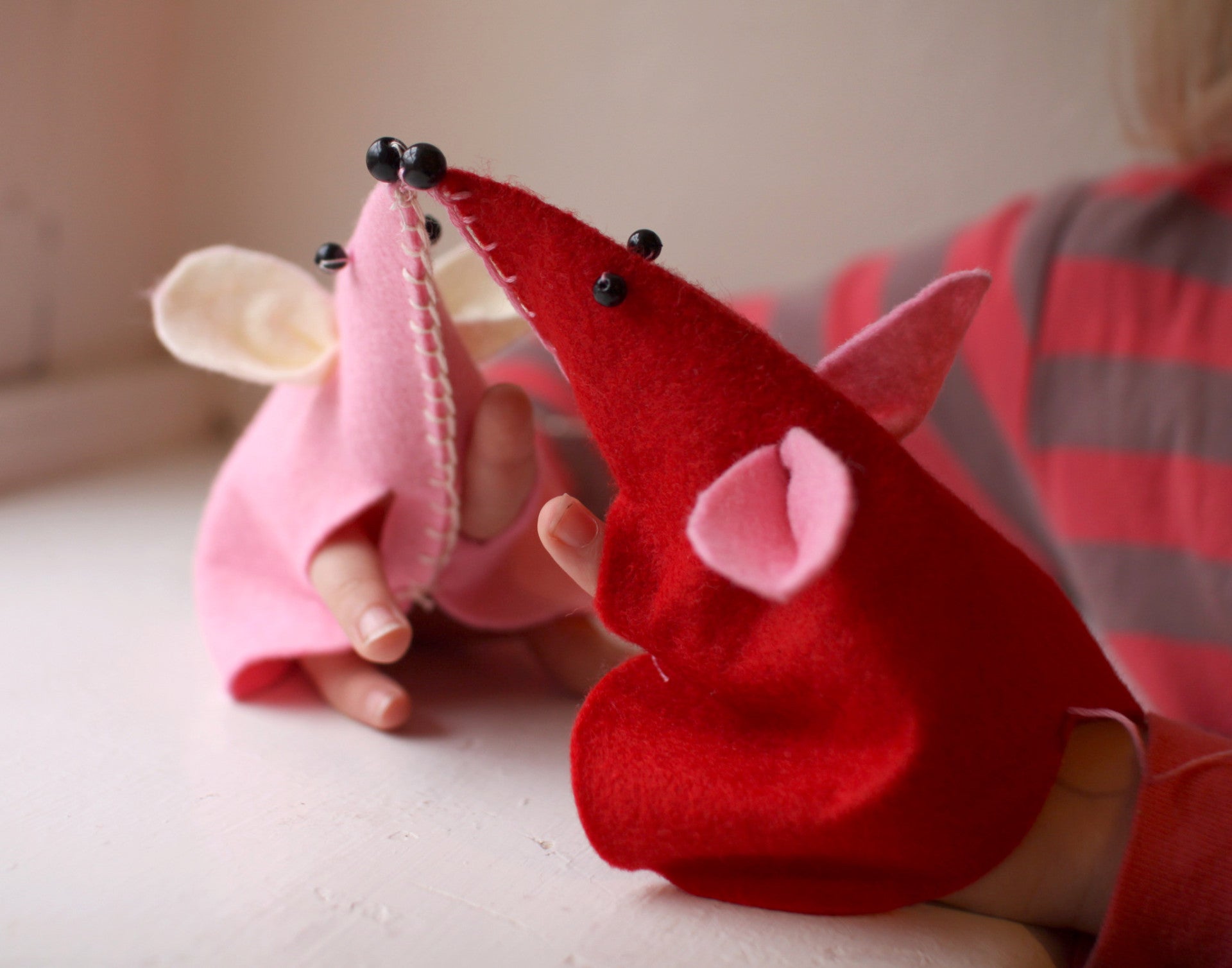 Valentine Mouse Hand Puppet Craft Kit