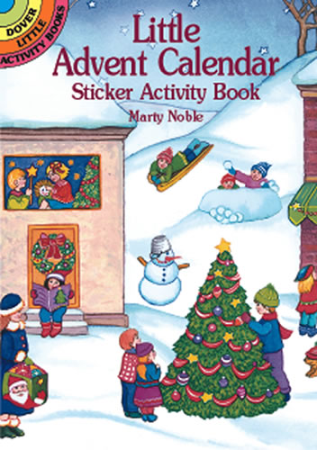 Little Advent Calendar Sticker Activity Book